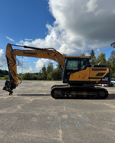 HyundaiHX160L + Engcon - Гусеничный экскаватор: фото 1 HyundaiHX160L + Engcon - Гусеничный экскаватор: фото 1