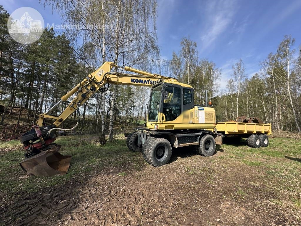 Komatsu PW 160 ES-7K - Колёсный экскаватор: фото 1 Komatsu PW 160 ES-7K - Колёсный экскаватор: фото 1