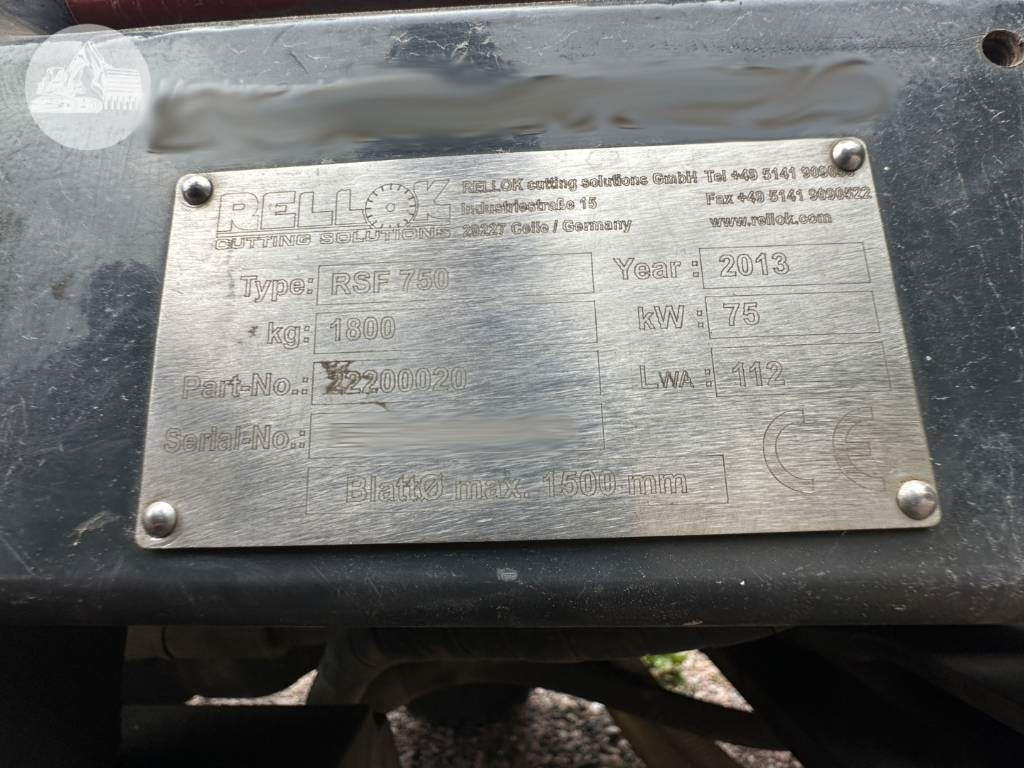 Траншеекопатель Rellock RSF 750: фото 11