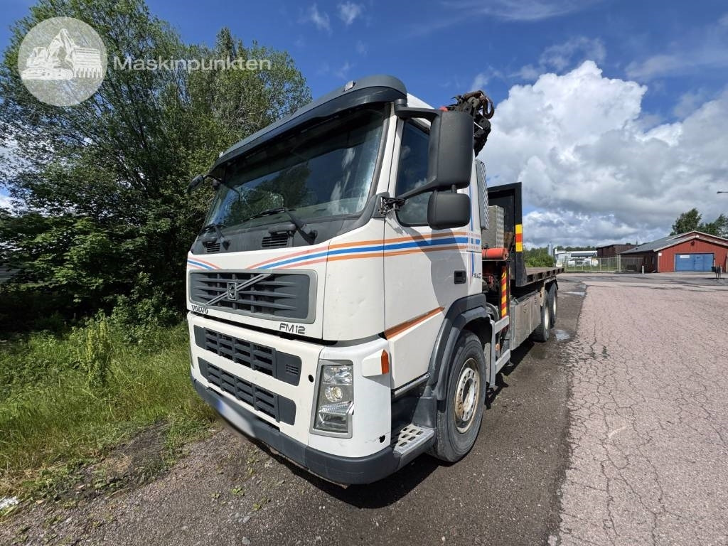 Volvo FM 12 340 Kranväxlare med flak - Автоманипулятор: фото 1 Volvo FM 12 340 Kranväxlare med flak - Автоманипулятор: фото 1