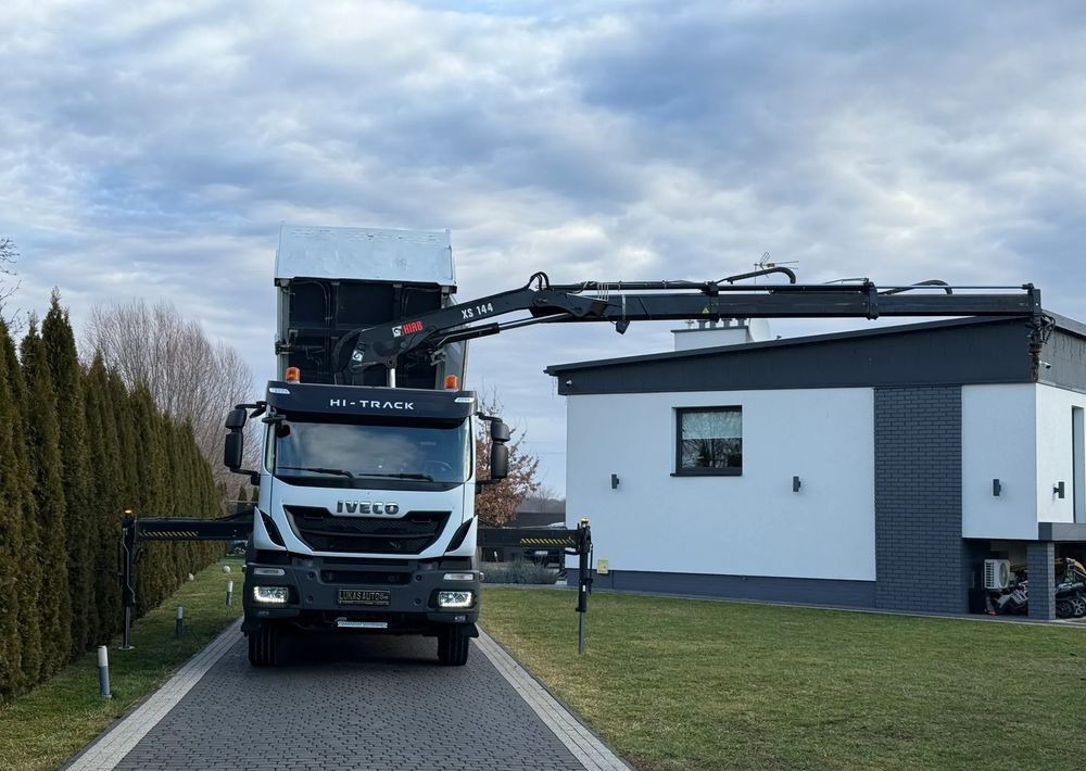 Iveco TRAKKER 450 6X4 PODWÓJNA HYDRO-BURTA HIAB 104 - Самосвал, Автоманипулятор: фото 1 Iveco TRAKKER 450 6X4 PODWÓJNA HYDRO-BURTA HIAB 104 - Самосвал, Автоманипулятор: фото 1