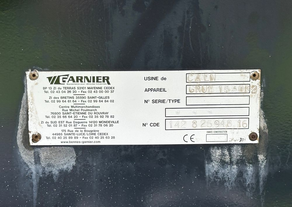 Самосвал MAN TGS 440 / 8x4 / HMF 1530 / HYDROBURTA: фото 15