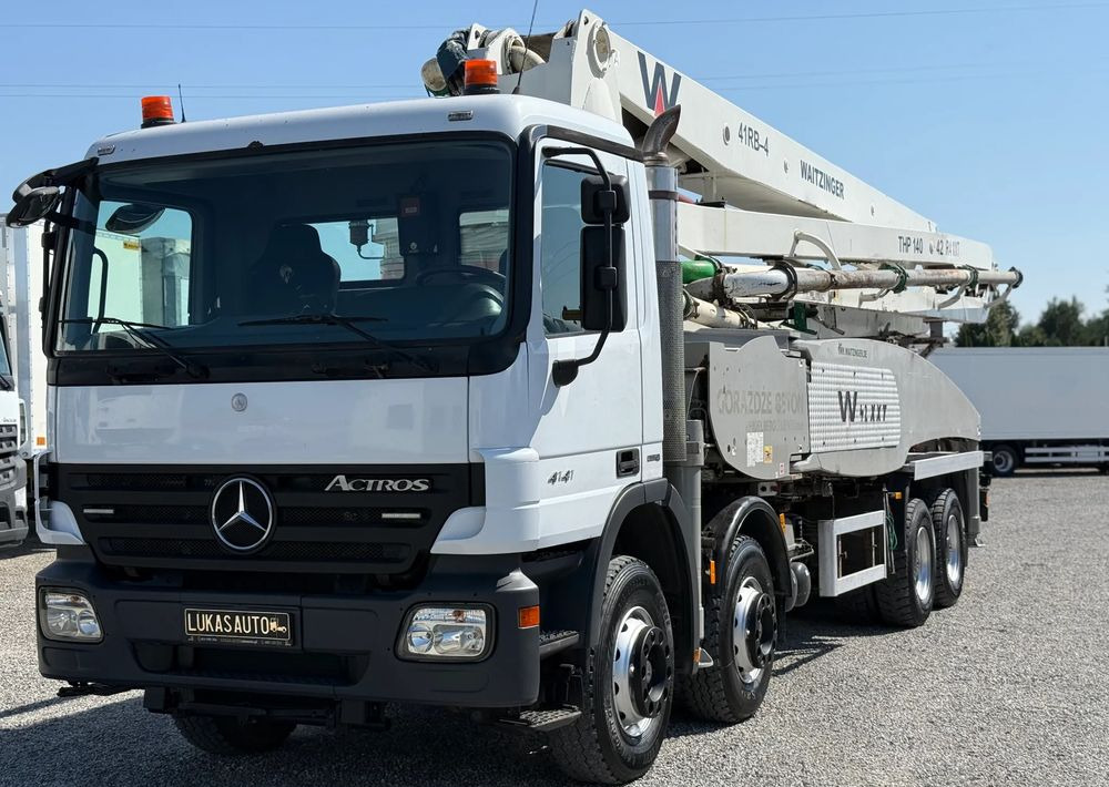 Mercedes-Benz ACTROS 4141 8X4 42 M GOTOWA DO PRACY - Автобетононасос: фото 1 Mercedes-Benz ACTROS 4141 8X4 42 M GOTOWA DO PRACY - Автобетононасос: фото 1