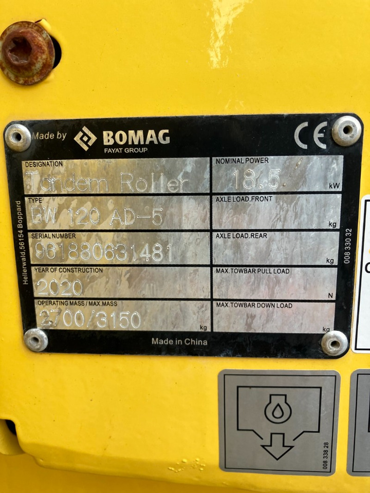 BOMAG CN BW 120 AD-5 Stage V/Tier 4f - Каток: фото 3 BOMAG CN BW 120 AD-5 Stage V/Tier 4f - Каток: фото 3