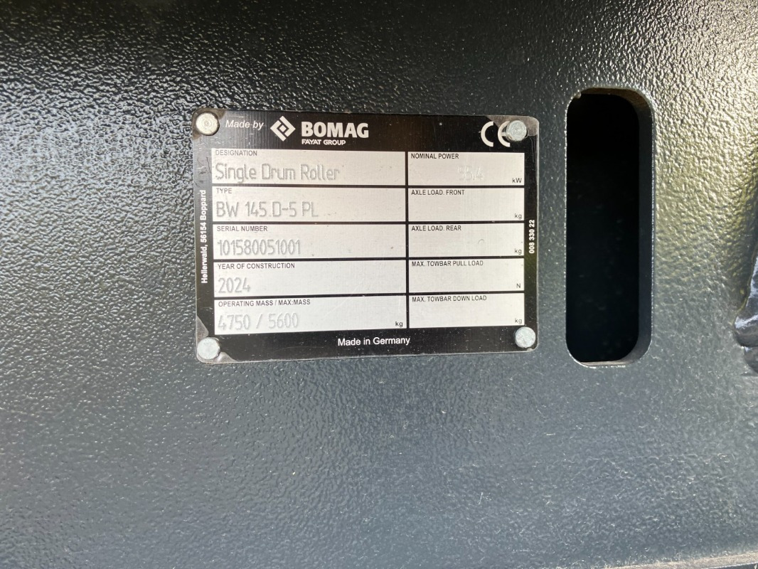 BOMAG DE BW 145 D-5 PL - Каток: фото 2 BOMAG DE BW 145 D-5 PL - Каток: фото 2
