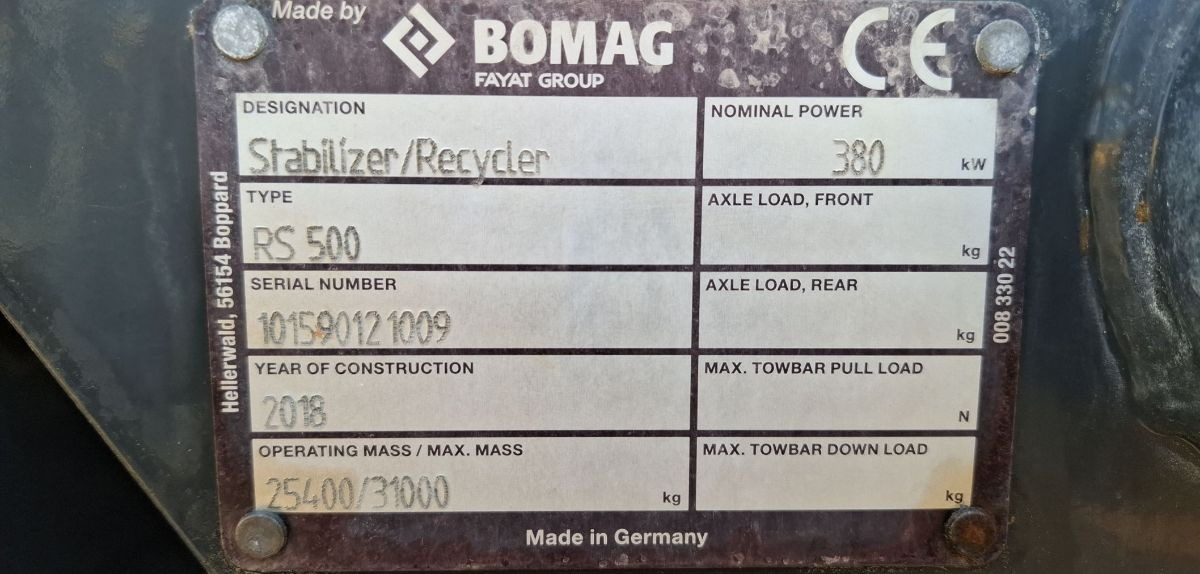 BOMAG DE RS 500 Stage IV/Tier 4f - Асфальтоукладочная техника: фото 2 BOMAG DE RS 500 Stage IV/Tier 4f - Асфальтоукладочная техника: фото 2