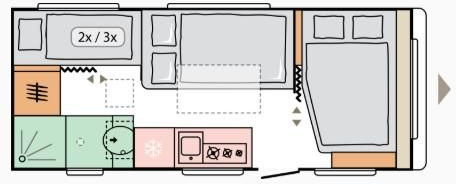 Adria Altea 60Y 552 PK*Fußboden-Temp*Eingangstür Fenst - Прицеп дача: фото 5 Adria Altea 60Y 552 PK*Fußboden-Temp*Eingangstür Fenst - Прицеп дача: фото 5