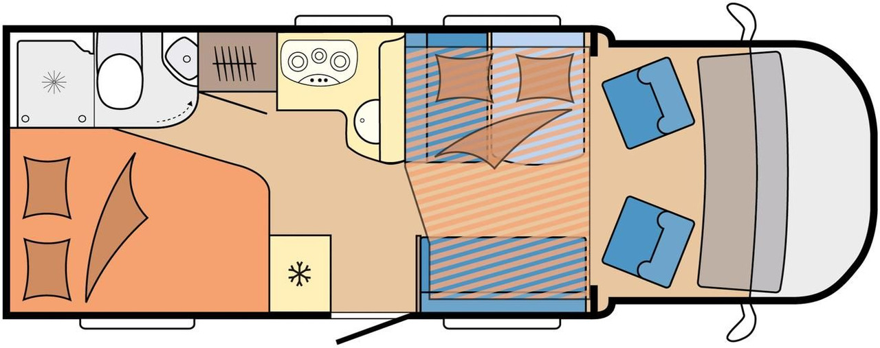 Hobby Optima T65 HFL ONTOUR *165PS*MARKISE*SOFORT* - Полуинтегрированный автодом: фото 4 Hobby Optima T65 HFL ONTOUR *165PS*MARKISE*SOFORT* - Полуинтегрированный автодом: фото 4