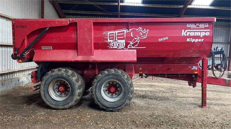 Krampe SK 550 Entreprenørvogn med Hardox kasse SK 500 - Сельскохозяйственный прицеп-самосвал: фото 1 Krampe SK 550 Entreprenørvogn med Hardox kasse SK 500 - Сельскохозяйственный прицеп-самосвал: фото 1