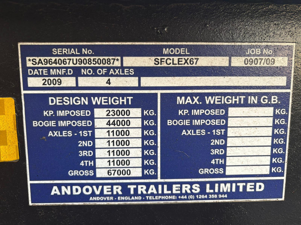 ANDOVER SFCLEX 67 - Полуприцеп-автовоз: фото 5 ANDOVER SFCLEX 67 - Полуприцеп-автовоз: фото 5