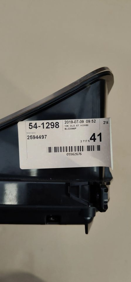 SCANIA R S LICZNIK ZEGARY 2594497 - Приборная панель для Грузовиков: фото 2 SCANIA R S LICZNIK ZEGARY 2594497 - Приборная панель для Грузовиков: фото 2