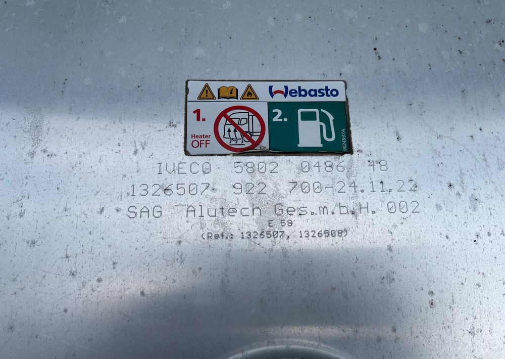 Zbiornik paliwa Iveco Stralis 700 litrów bak - Подготовка топлива для Грузовиков: фото 4 Zbiornik paliwa Iveco Stralis 700 litrów bak - Подготовка топлива для Грузовиков: фото 4
