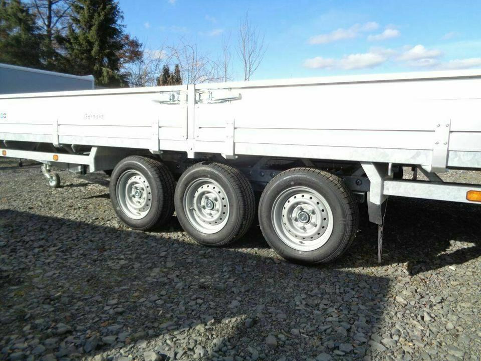 Прицеп бортовой/ Платформа Böckmann Humbaur, Hulco - PKW Anhänger Tridem 3,5 to  5x2,2m: фото 13