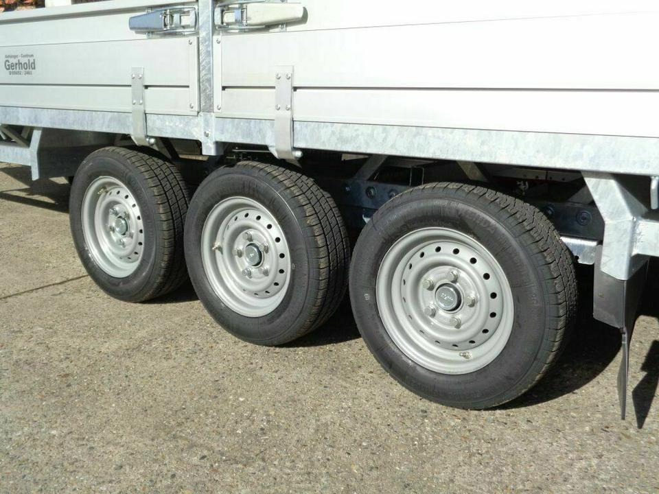 Прицеп бортовой/ Платформа Böckmann Humbaur, Hulco - PKW Anhänger Tridem 3,5 to  5x2,2m: фото 15