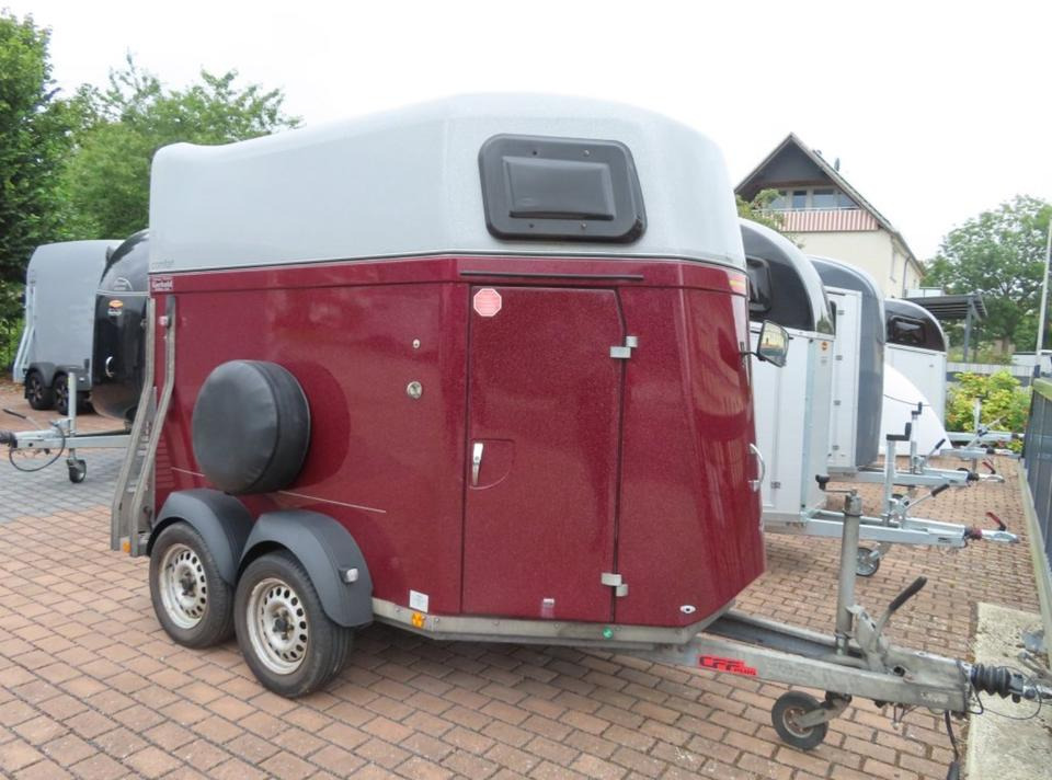 Прицеп-коневоз Böckmann Pferdeanhänger, Comfort, Sattelkammer.ALUBODEN,100 km/h: фото 1