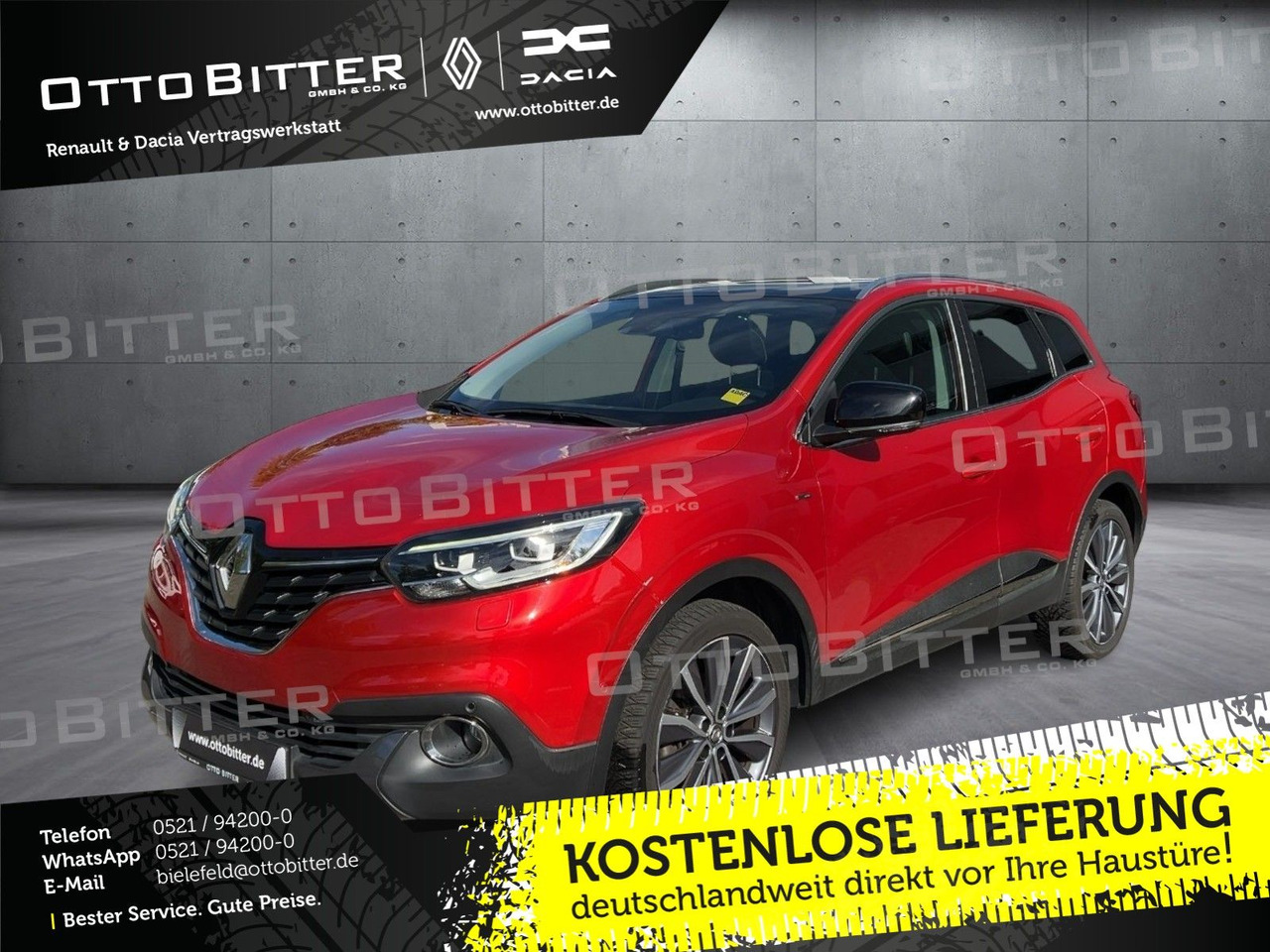 Renault Kadjar TCe130 BOSE Edition PANORAMAD/ANHÄNGERKUP - Внедорожник: фото 1 Renault Kadjar TCe130 BOSE Edition PANORAMAD/ANHÄNGERKUP - Внедорожник: фото 1