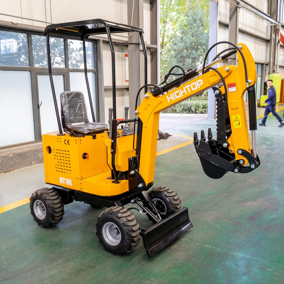JINTOP HIGHTOP JT10L Wheel Excavator Mini Digger Small Digging machine with tyres - Строительная техника: фото 3 JINTOP HIGHTOP JT10L Wheel Excavator Mini Digger Small Digging machine with tyres - Строительная техника: фото 3