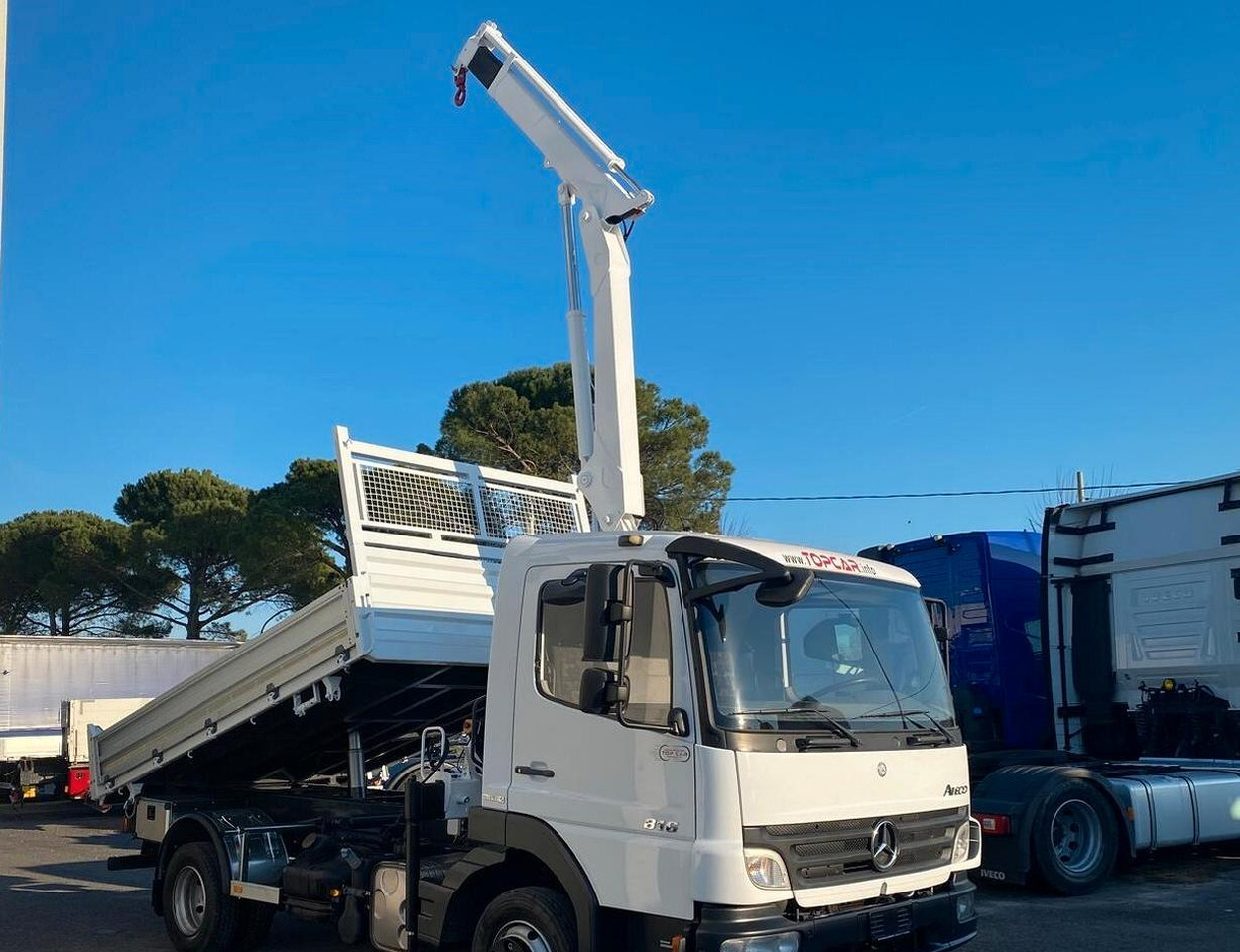 MERCEDES 816 ATEGO CASSONE RIBALTABILE E GRU - Другая техника: фото 2 MERCEDES 816 ATEGO CASSONE RIBALTABILE E GRU - Другая техника: фото 2