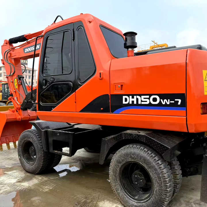 90% Brand New Doosan Brand Dh150w-7 Wheel Excavator in Stock Used Korea Brand Doosan Dh55 Dh60 Dh150 Dh210 Excavator for Sale - Колёсный экскаватор: фото 1 90% Brand New Doosan Brand Dh150w-7 Wheel Excavator in Stock Used Korea Brand Doosan Dh55 Dh60 Dh150 Dh210 Excavator for Sale - Колёсный экскаватор: фото 1