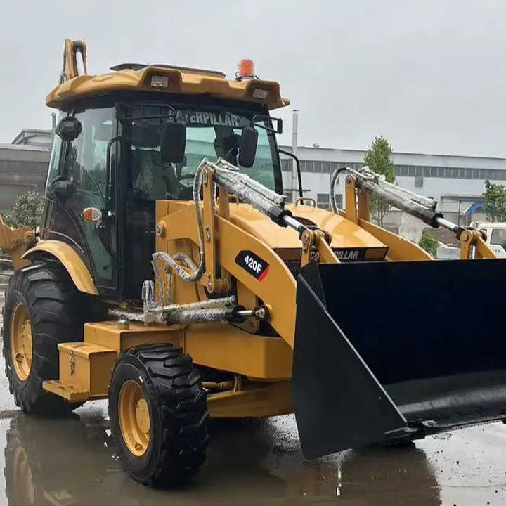 Used Caterpillar CAT 420F Backhoe Loader Retro Excavator CAT420F Cheap Price for Sale - Экскаватор-погрузчик: фото 1 Used Caterpillar CAT 420F Backhoe Loader Retro Excavator CAT420F Cheap Price for Sale - Экскаватор-погрузчик: фото 1