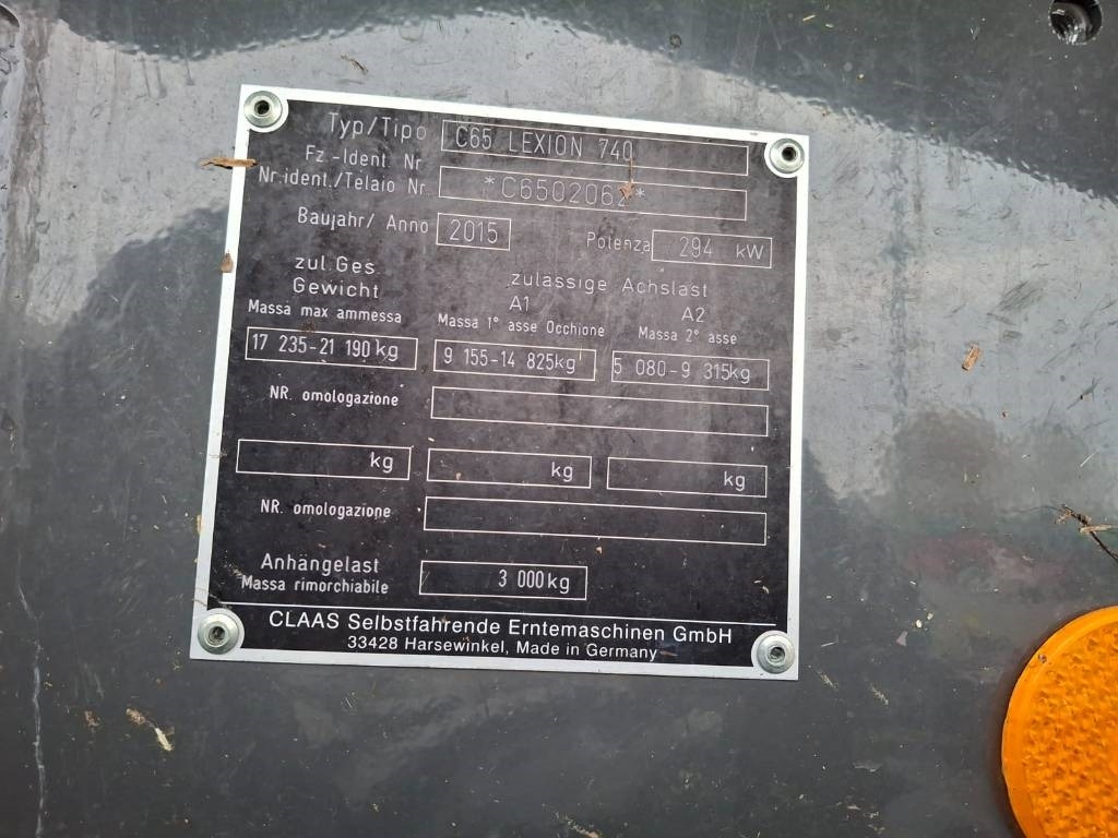 Claas Lexion 740 - Зерноуборочный комбайн: фото 3 Claas Lexion 740 - Зерноуборочный комбайн: фото 3