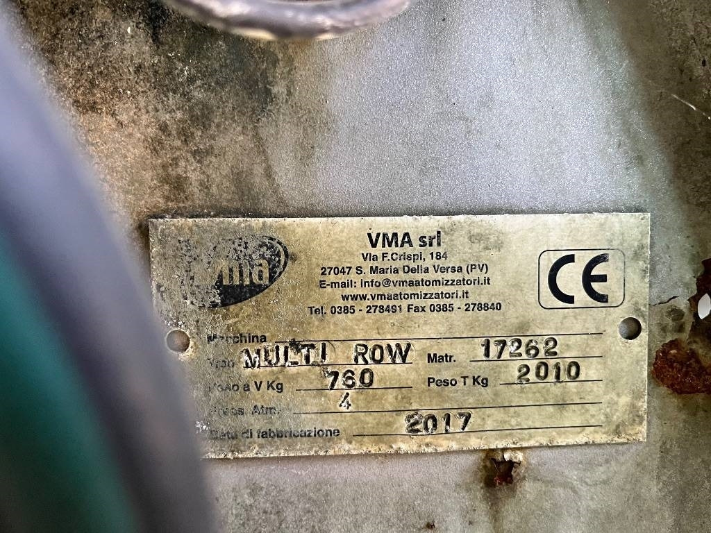 VMA MULTI ROW - Прицепной опрыскиватель: фото 5 VMA MULTI ROW - Прицепной опрыскиватель: фото 5