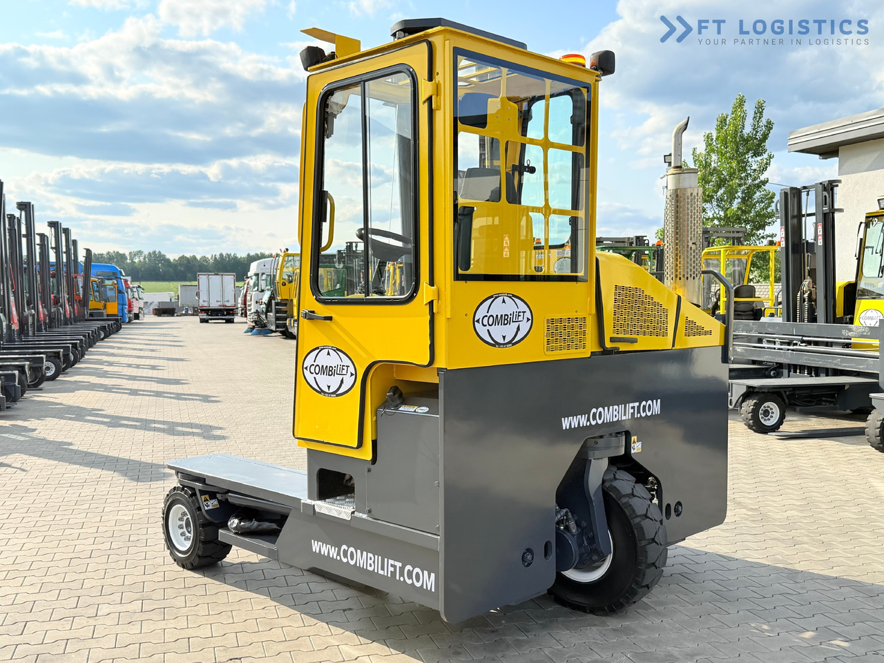 Четырехсторонний погрузчик COMBILIFT C4000 / DIESEL / DUPLEX - 4100MM / FORK POSITIONER / ONLY 2951 MTH / LIKE NEW: фото 11
