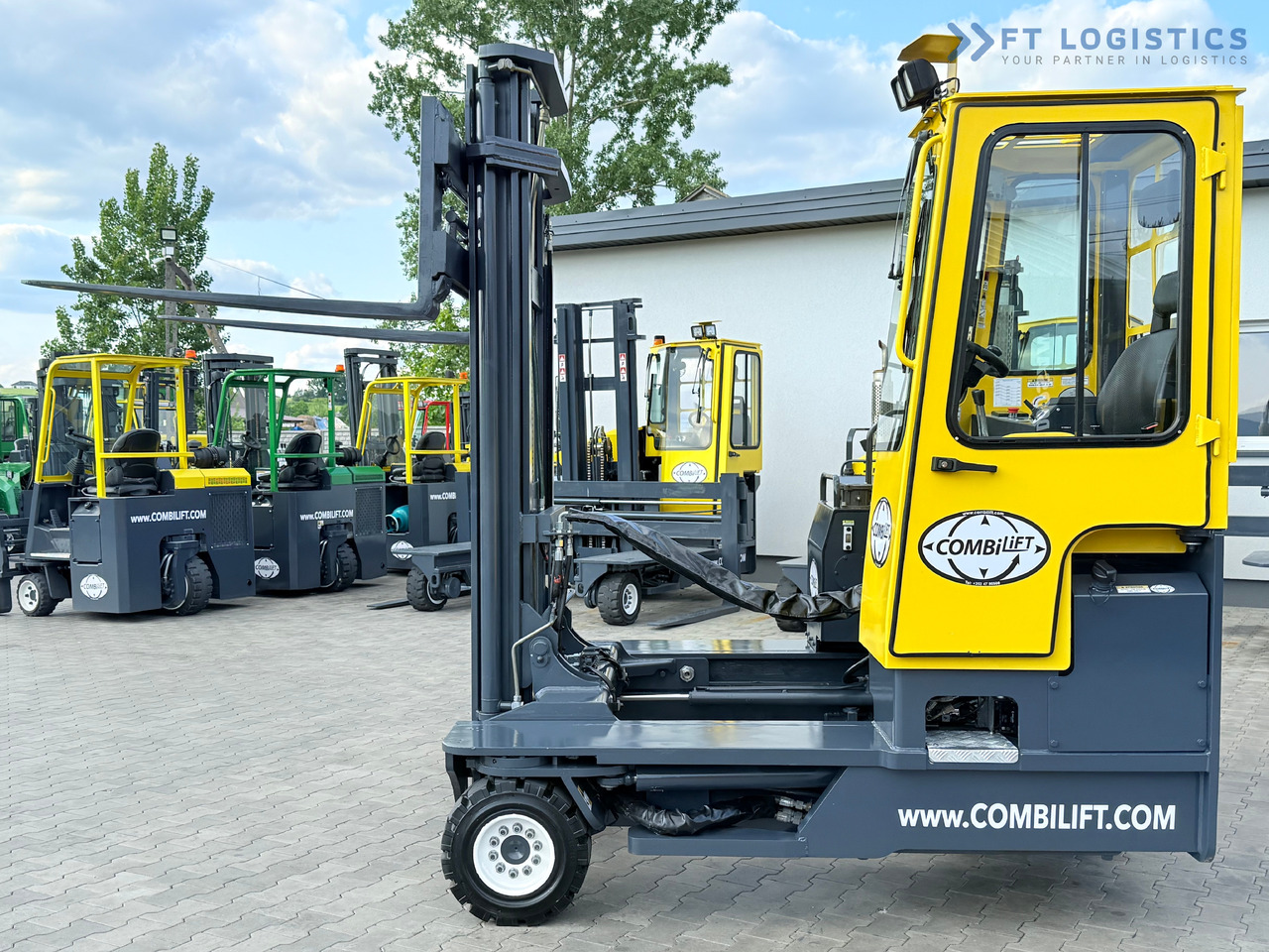 Четырехсторонний погрузчик COMBILIFT C4000 / DIESEL / DUPLEX - 4100MM / FORK POSITIONER / ONLY 2951 MTH / LIKE NEW: фото 23