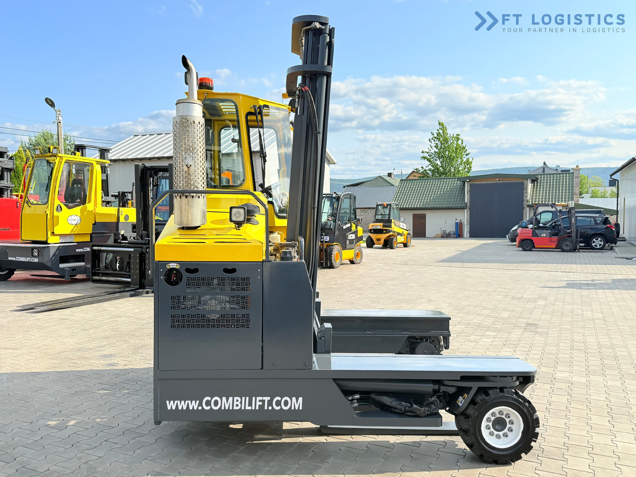 Четырехсторонний погрузчик COMBILIFT C4000 / DIESEL / DUPLEX - 4100MM / FORK POSITIONER / ONLY 2951 MTH / LIKE NEW: фото 7