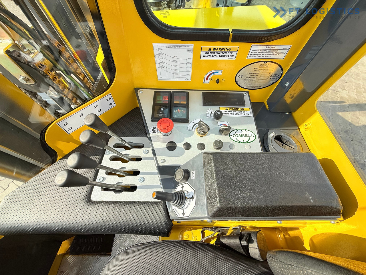 Четырехсторонний погрузчик COMBILIFT C4000 / DIESEL / DUPLEX - 4100MM / FORK POSITIONER / ONLY 2951 MTH / LIKE NEW: фото 19