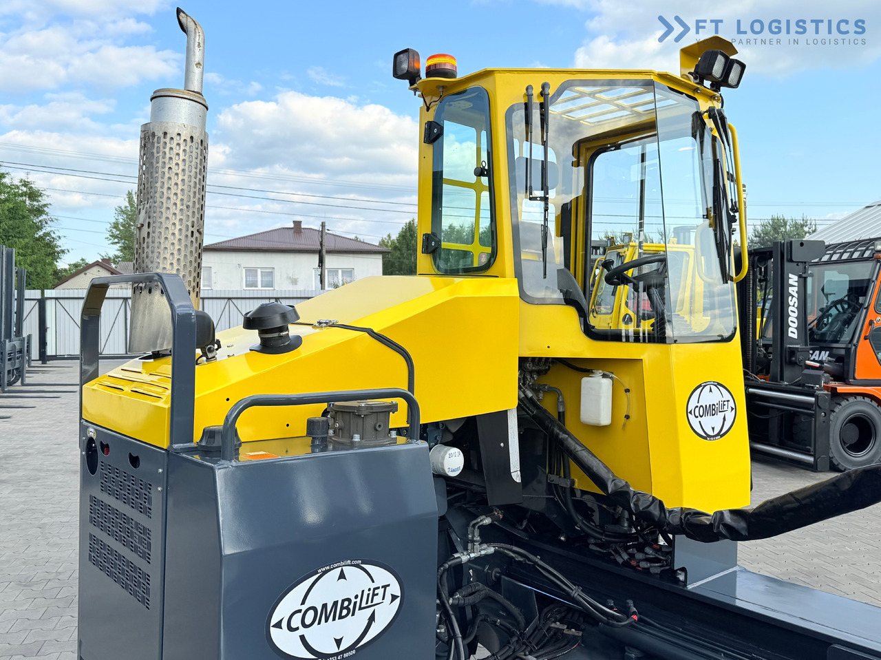 Четырехсторонний погрузчик COMBILIFT C4000 / DIESEL / DUPLEX - 4100MM / FORK POSITIONER / ONLY 2951 MTH / LIKE NEW: фото 29