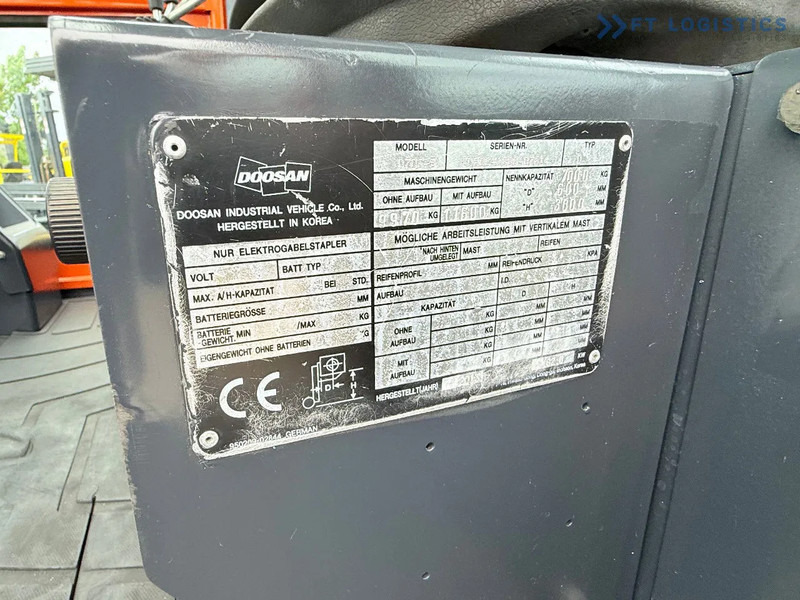 Doosan DOOSAN / DUPLEX 3000MM / SIDE SHIFT / FORK POSITIONER / 2500MM FORKS / 7000KG / CABIN / LIKE NEW DOOSAN / DUPLEX 3000MM / SIDE S в лизинг Doosan DOOSAN / DUPLEX 3000MM / SIDE SHIFT / FORK POSITIONER / 2500MM FORKS / 7000KG / CABIN / LIKE NEW DOOSAN / DUPLEX 3000MM / SIDE S: фото 16