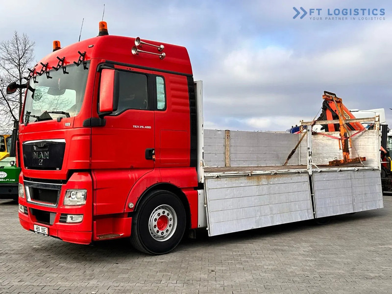 MAN TGX 26.480 Ciężarówka burtowa MAN TGX 26.480 6X2 / PALFINGER PK9002-EH B Crane / 80% Michelin - Автоманипулятор: фото 2 MAN TGX 26.480 Ciężarówka burtowa MAN TGX 26.480 6X2 / PALFINGER PK9002-EH B Crane / 80% Michelin - Автоманипулятор: фото 2