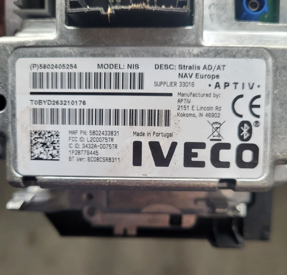 RADIO NAWIGACJA IVECO STRALIS 5802405254 - Кабина и интерьер для Грузовиков: фото 2 RADIO NAWIGACJA IVECO STRALIS 5802405254 - Кабина и интерьер для Грузовиков: фото 2
