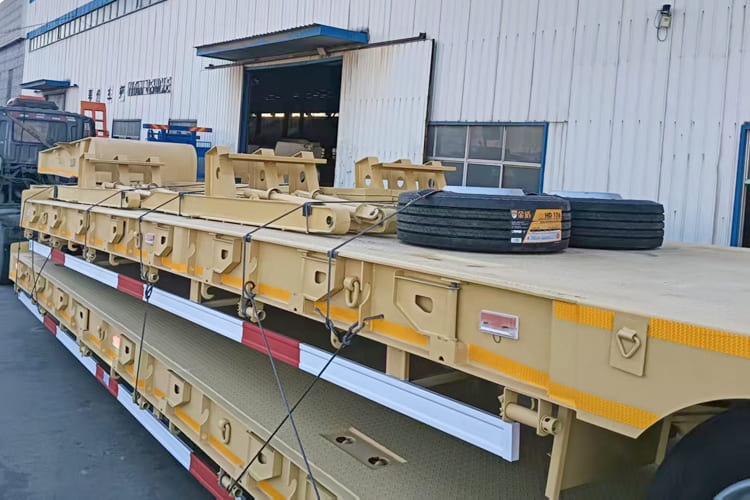 TITAN 100 Ton Low Bed Trailer for Sale in Saudi Arabia - Низкорамный полуприцеп: фото 4 TITAN 100 Ton Low Bed Trailer for Sale in Saudi Arabia - Низкорамный полуприцеп: фото 4