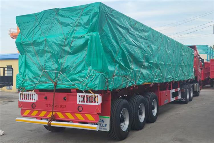 TITAN 2025 New China Flatbed Trailer with Single Tires In Kenya - Шасси полуприцеп: фото 4 TITAN 2025 New China Flatbed Trailer with Single Tires In Kenya - Шасси полуприцеп: фото 4