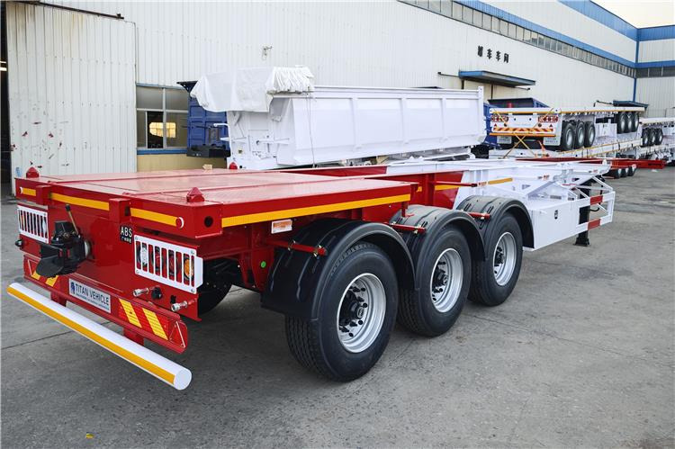 TITAN 3 Axle 40ft Container Chassis Trailer for Sale In Guam - Шасси полуприцеп: фото 5 TITAN 3 Axle 40ft Container Chassis Trailer for Sale In Guam - Шасси полуприцеп: фото 5