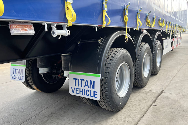 TITAN Curtainsider Trailer for Sale in Zambia - Тентованный полуприцеп: фото 5 TITAN Curtainsider Trailer for Sale in Zambia - Тентованный полуприцеп: фото 5