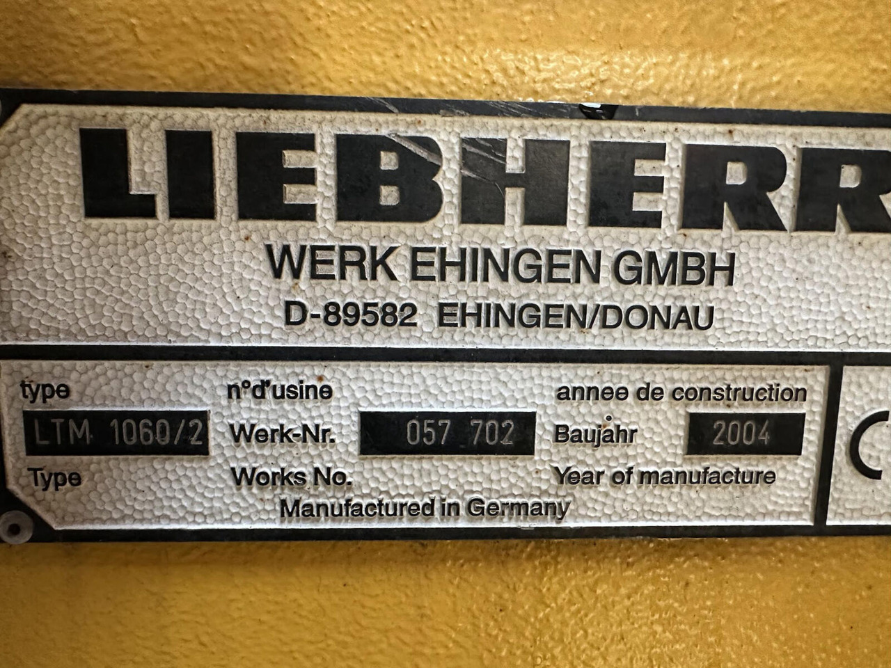 Вседорожный кран Liebherr Liebherr LTM 1060-2: фото 6