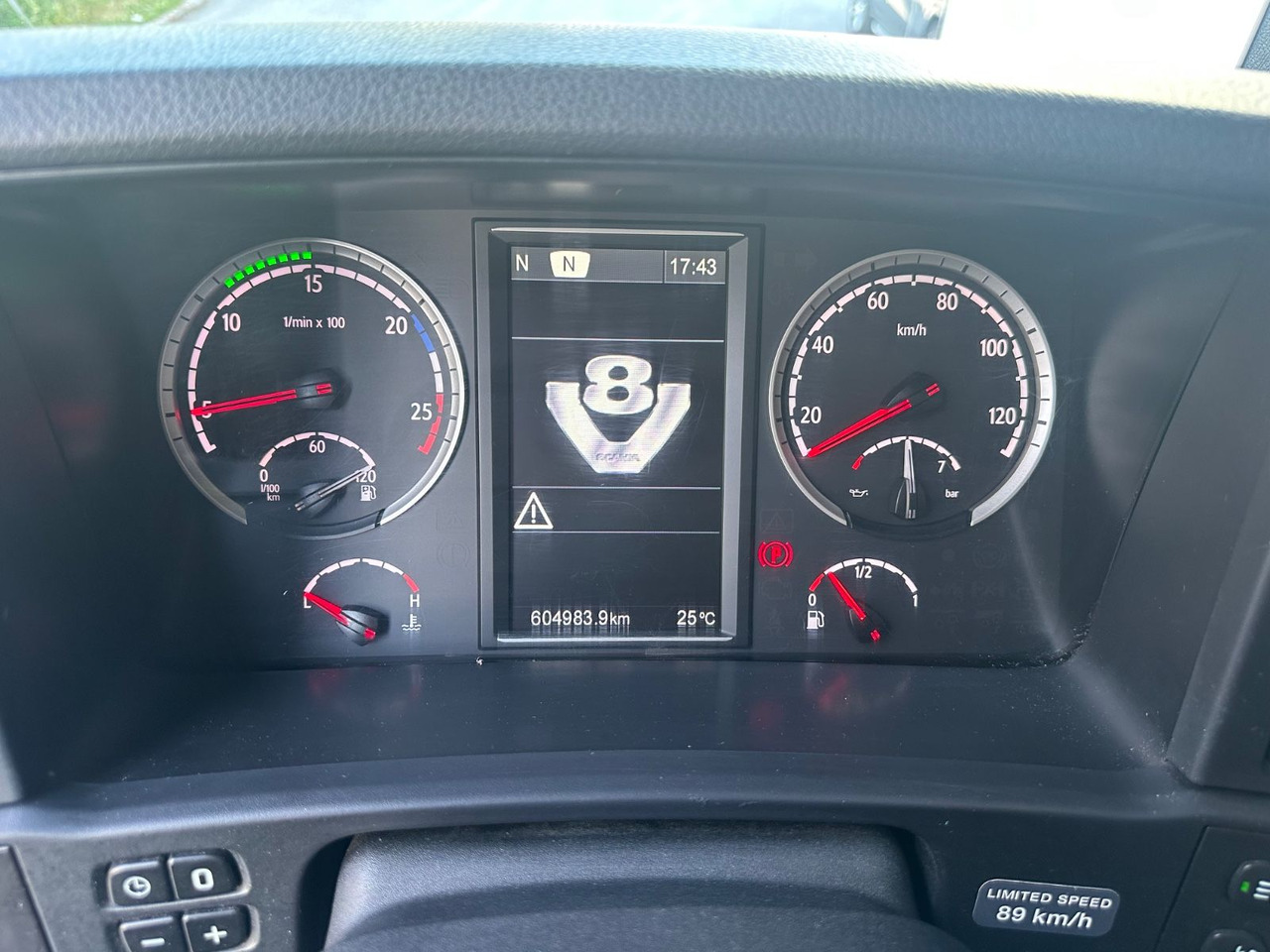 Лесовоз, Автоманипулятор Scania R 580 V8 Penz Kran 2x Telespok: фото 14