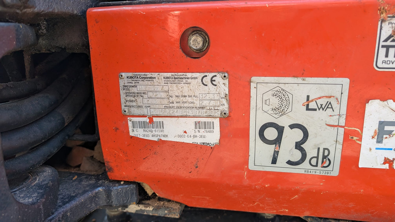 Новый Мини-экскаватор KUBOTA U17-3: фото 6