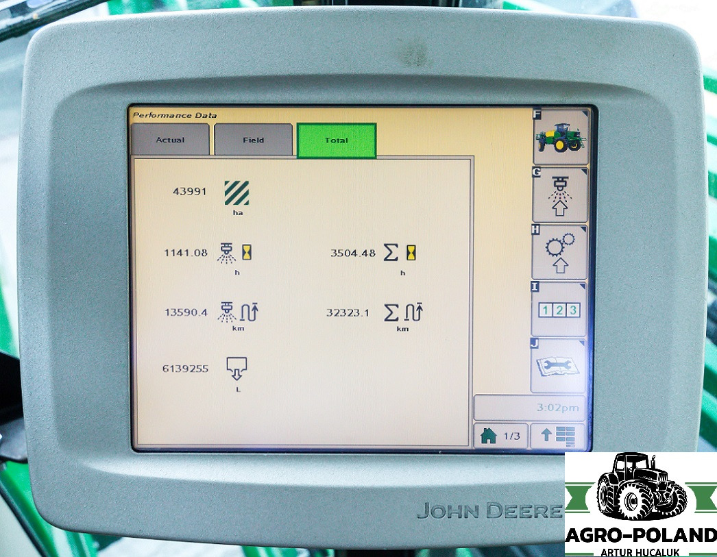 JOHN DEERE 5430 i - 2011 ROK - 36 M - GPS - AUTOPILOT - AUTOTRAC - 1141 h - Самоходный опрыскиватель: фото 5 JOHN DEERE 5430 i - 2011 ROK - 36 M - GPS - AUTOPILOT - AUTOTRAC - 1141 h - Самоходный опрыскиватель: фото 5