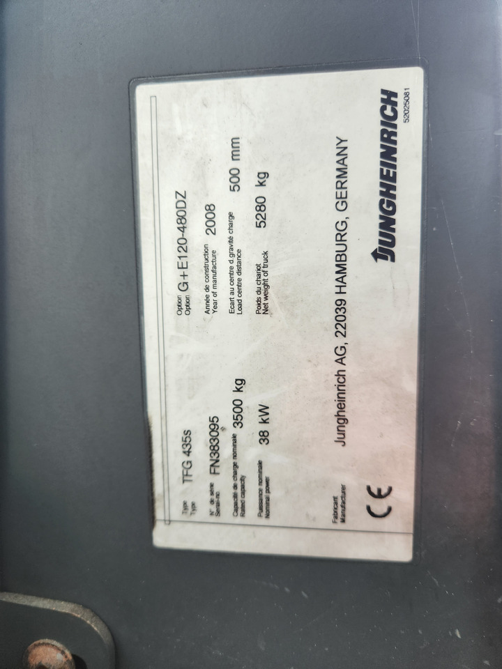 JUGHEINRICH TFG435s - Газовый погрузчик: фото 3 JUGHEINRICH TFG435s - Газовый погрузчик: фото 3