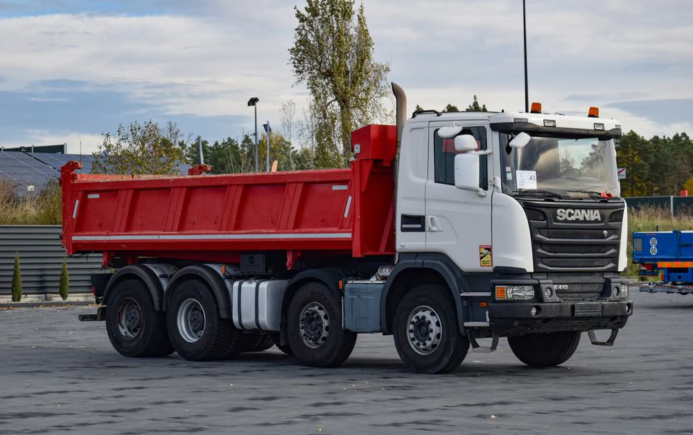 Scania G410 / 8x4 / EURO 6 / WYWROTKA / MELLER KIPPER / HYDROBURTA / AUTOMAT / 2016 / SERWISOWANY / SPROWADZONY - Самосвал: фото 3 Scania G410 / 8x4 / EURO 6 / WYWROTKA / MELLER KIPPER / HYDROBURTA / AUTOMAT / 2016 / SERWISOWANY / SPROWADZONY - Самосвал: фото 3