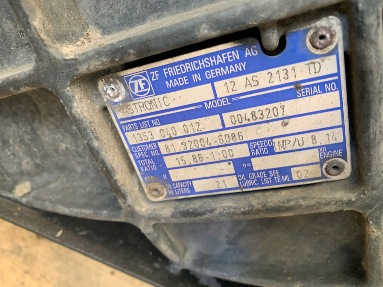 SKRZYNIA BIEGÓW AUTOMATYCZNA MAN TGX 12AS2131TD - Коробка передач для Грузовиков: фото 3 SKRZYNIA BIEGÓW AUTOMATYCZNA MAN TGX 12AS2131TD - Коробка передач для Грузовиков: фото 3