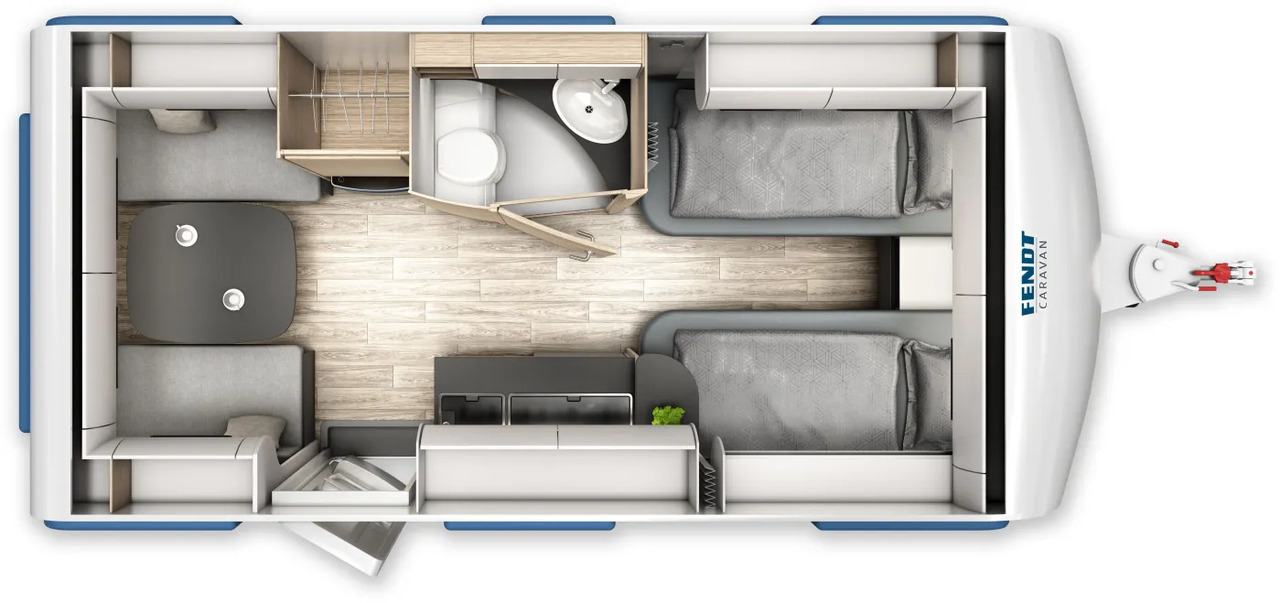 Fendt Apero 465 TG GFK, Dusche, 1.800 KG - Прицеп дача: фото 2 Fendt Apero 465 TG GFK, Dusche, 1.800 KG - Прицеп дача: фото 2