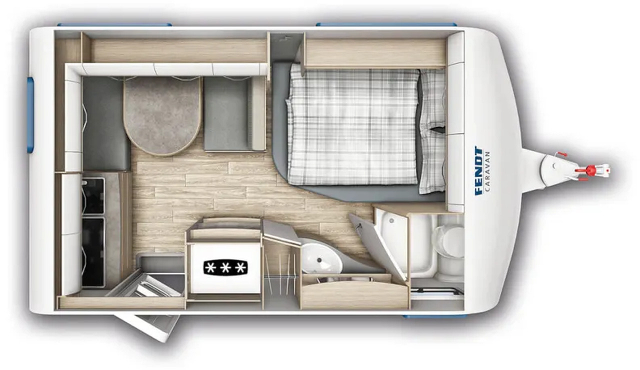 Fendt Bianco Activ 390 FHS Dusche, 1.700 KG-Fahrwerk - Прицеп дача: фото 2 Fendt Bianco Activ 390 FHS Dusche, 1.700 KG-Fahrwerk - Прицеп дача: фото 2