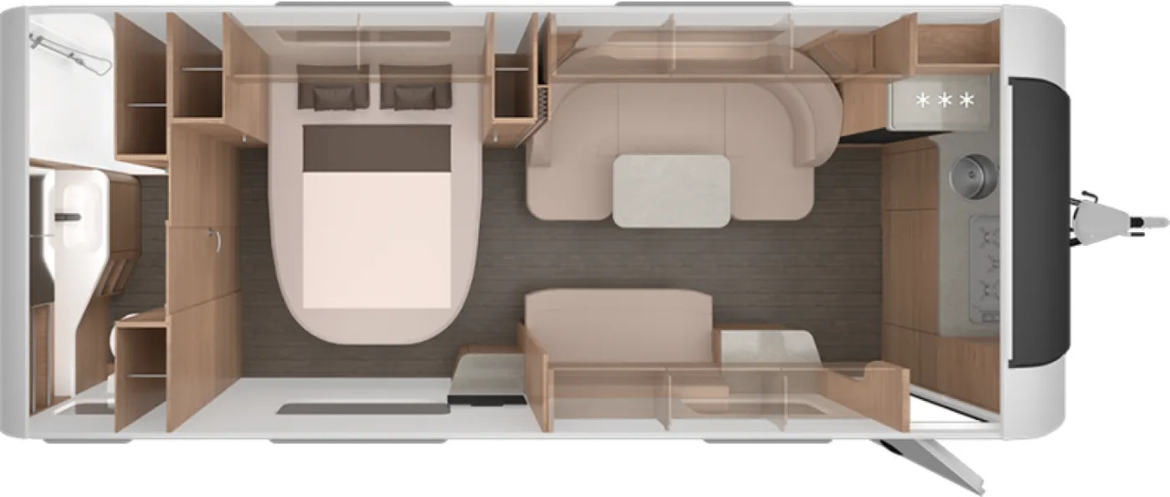 Wohnwagen Knaus Südwind 650 PXB 60 YEARS - Прицеп дача: фото 2 Wohnwagen Knaus Südwind 650 PXB 60 YEARS - Прицеп дача: фото 2