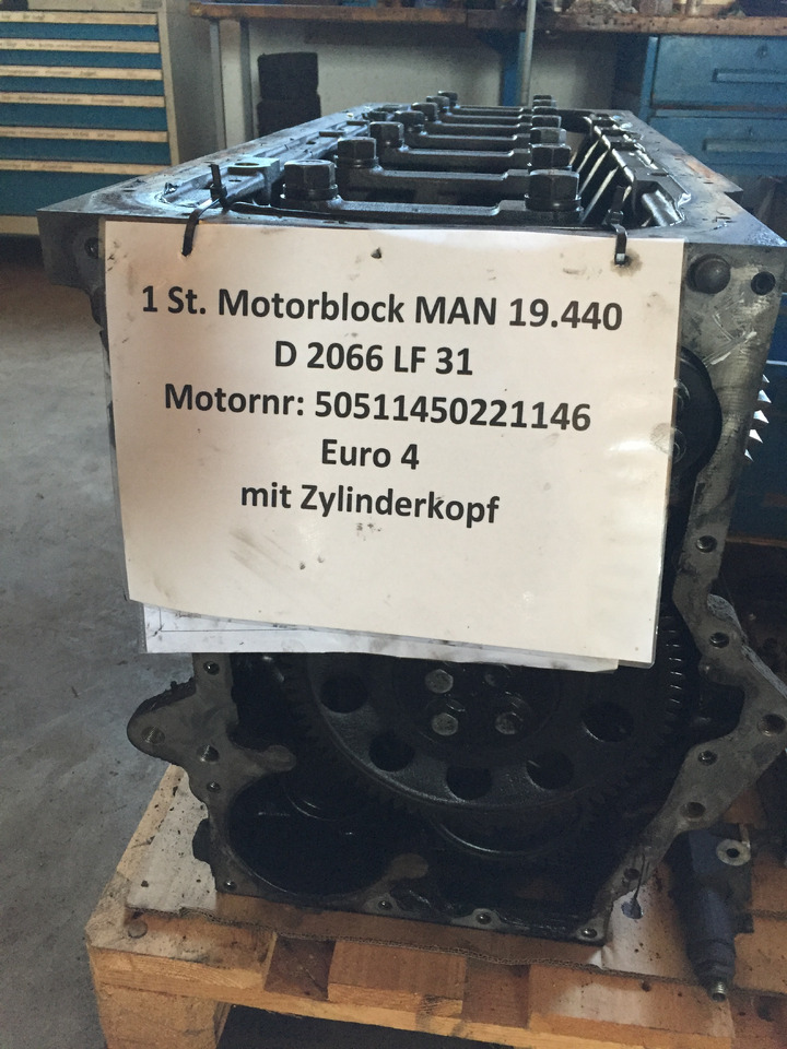Блок цилиндров для Грузовиков Gebrauchter Motorblock MAN TGA 19.440, Euro 4, Typ : D 2066 LF 31, Artikel - Nr. : 51.01102 - 6432: фото 8 Блок цилиндров для Грузовиков Gebrauchter Motorblock MAN TGA 19.440, Euro 4, Typ : D 2066 LF 31, Artikel - Nr. : 51.01102 - 6432: фото 8
