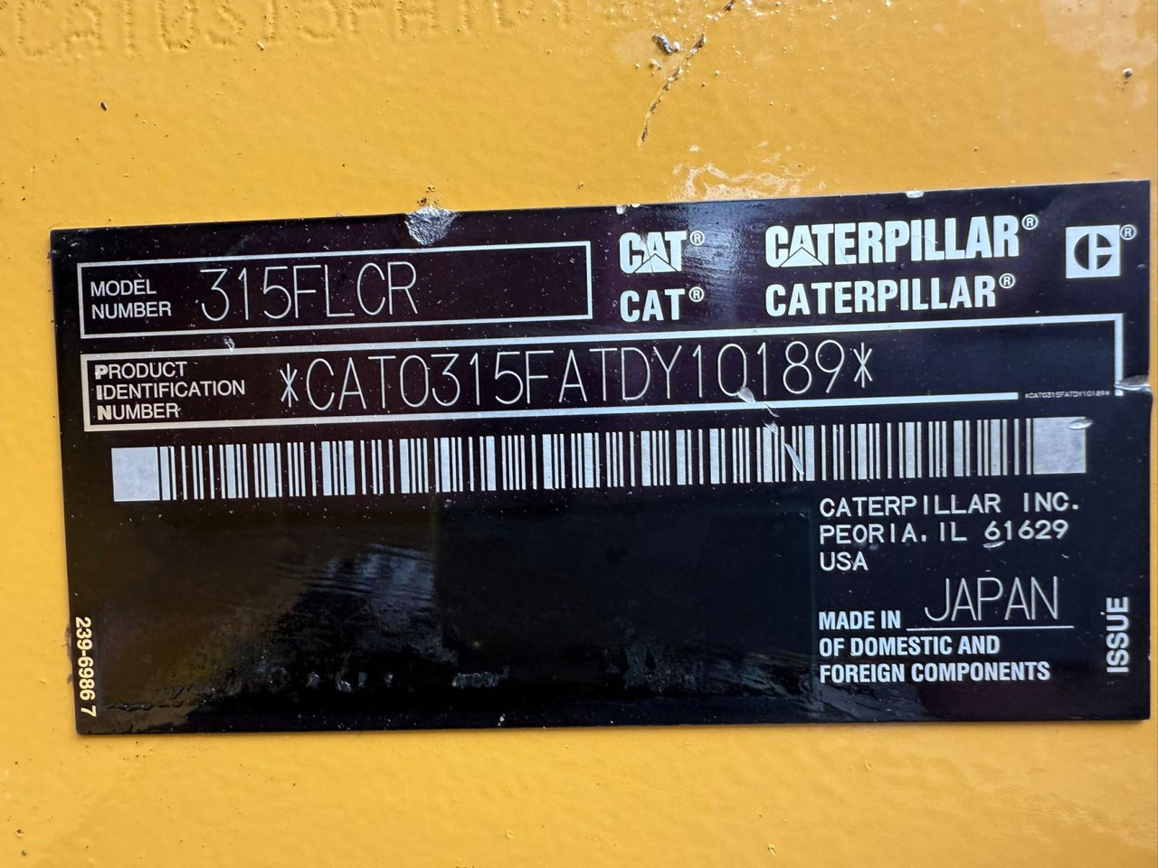 CAT 315 - Гусеничный экскаватор: фото 2 CAT 315 - Гусеничный экскаватор: фото 2